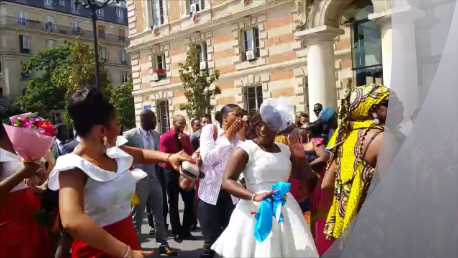 La mariée danse avec le son Kaboss-Ka